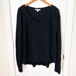 White + Warren 100% Cotton Long Sleeve Size Large